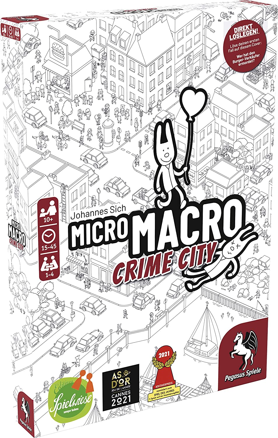 MicroMacro: Crime City nom. zum Spiel des Jahres 2021