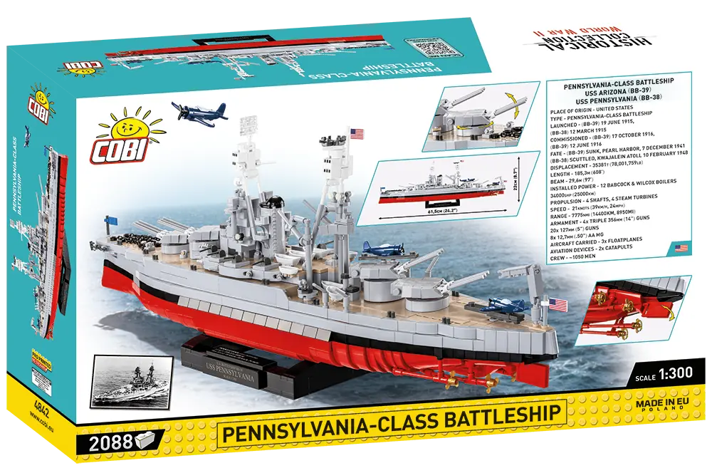 COBI - Schlachtschiff Pennsylvania Klasse (4842)