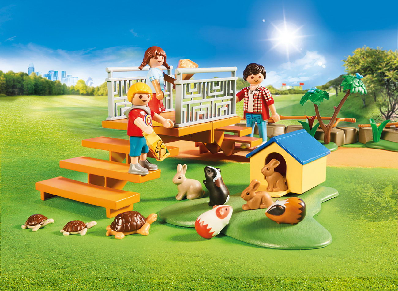 Playmobil 70342 - Erlebnis-Streichelzoo - Family Fun