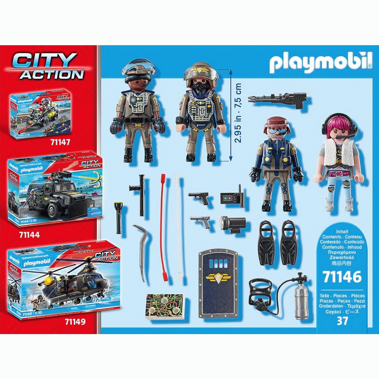 Playmobil 71146 - SWAT Figurenset - City Action