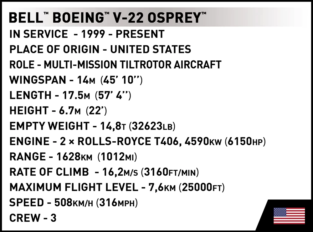 COBI - Bell-Boeing V-22 Osprey (5836)