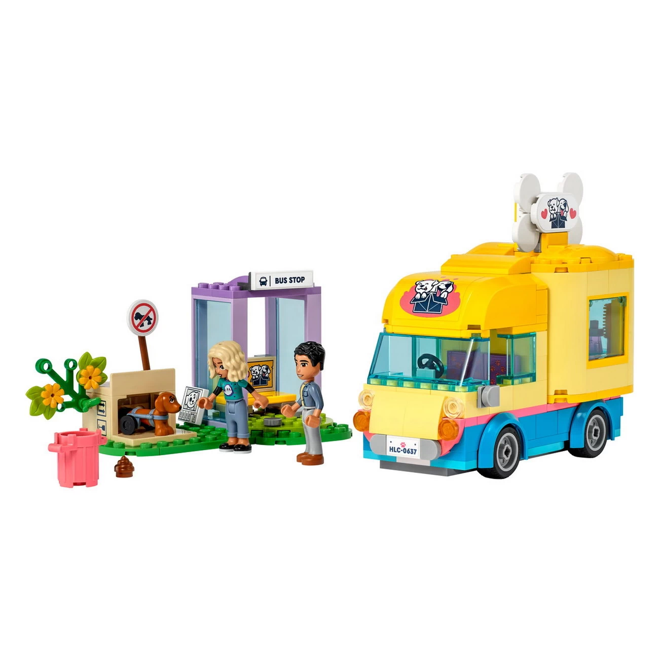 LEGO Friends 41741 - Hunderettungswagen