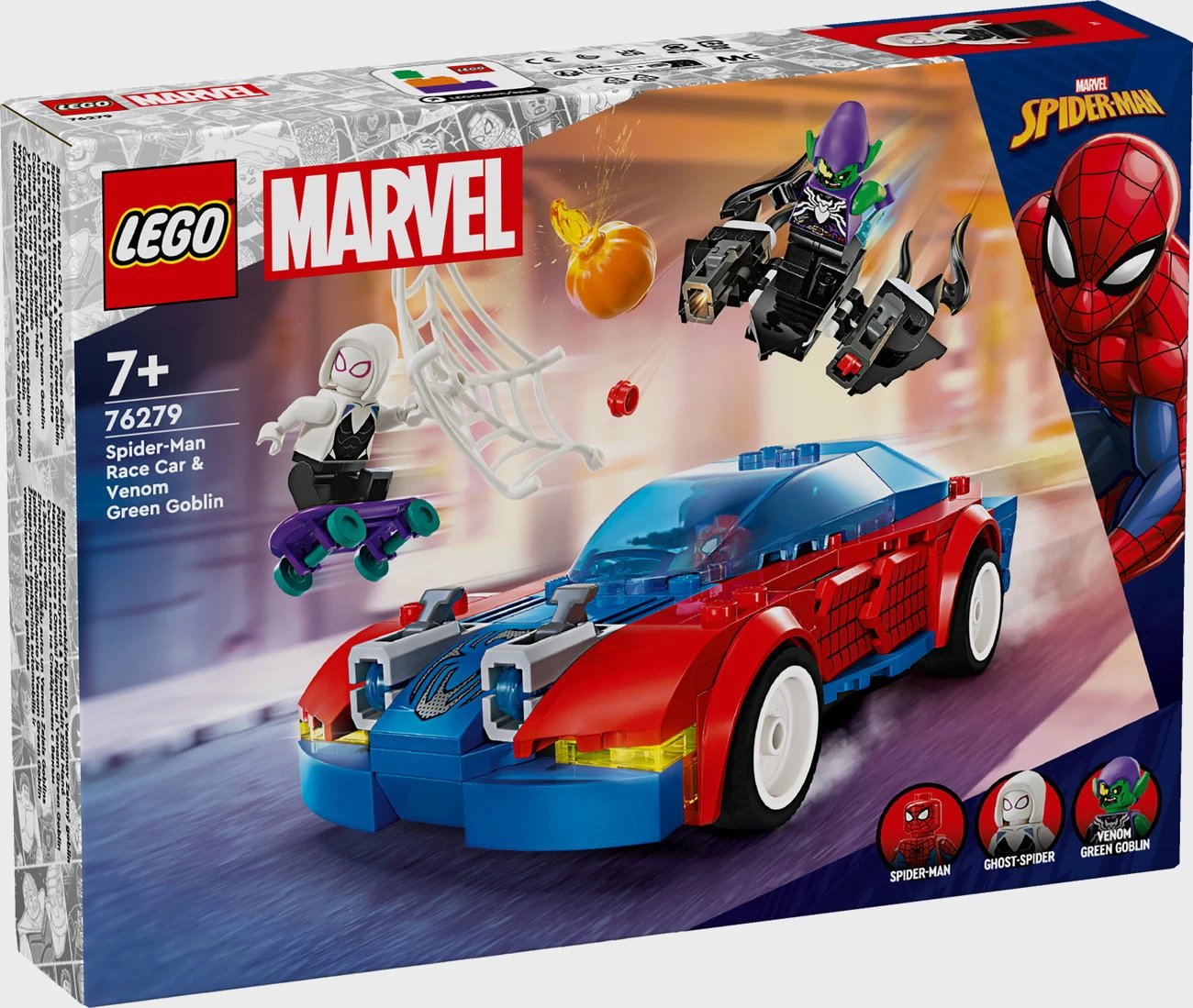 LEGO Marvel 76279 - Spider-Mans Rennauto & Venom Green Goblin