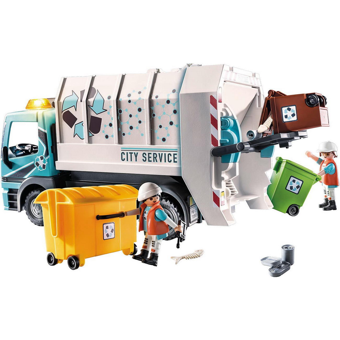 Playmobil 70885 - Müllfahrzeug mit Blinklicht - City Life
