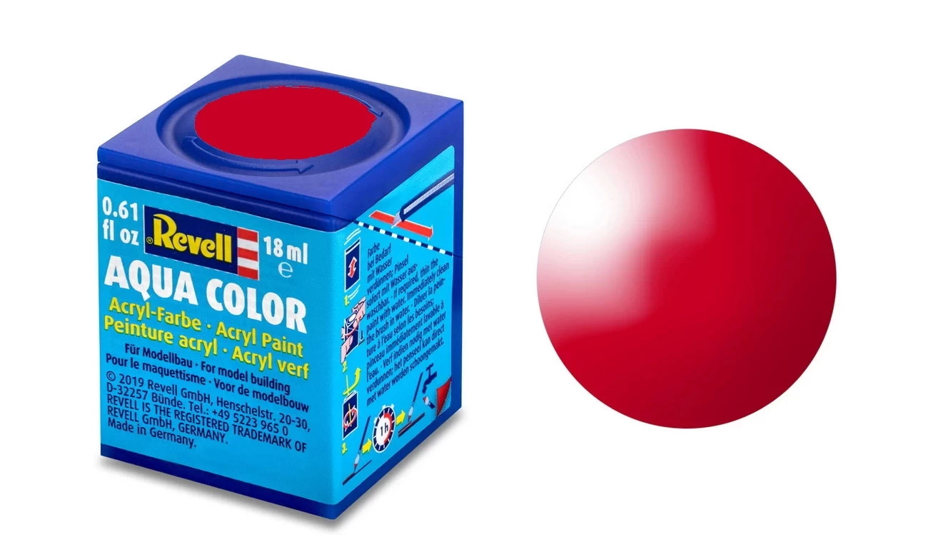 Revell Farbe 36134 - Aqua Italian Red glänzend