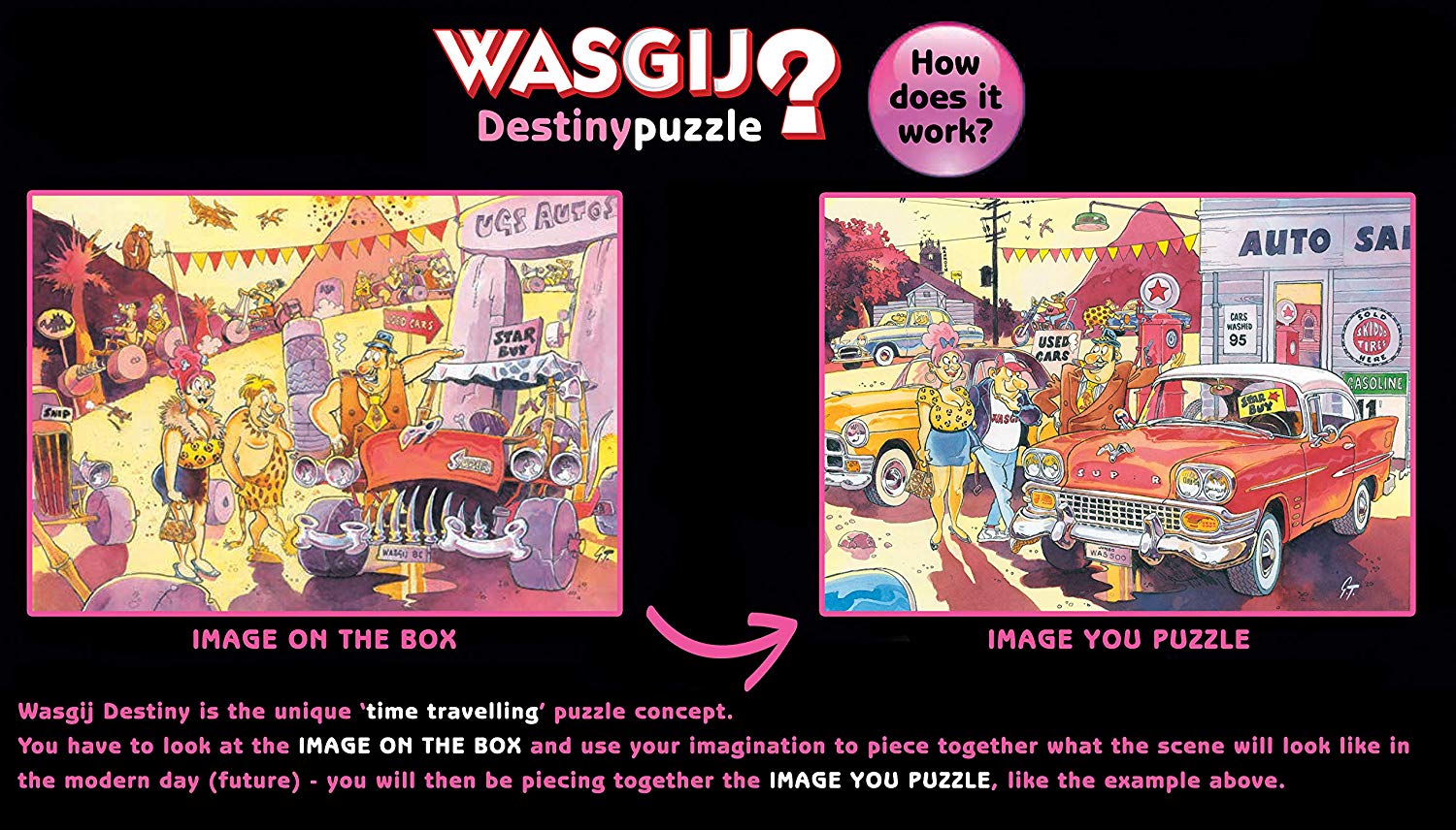 Wasgij Retro Destiny 3 - Sandige Zeiten - Puzzle