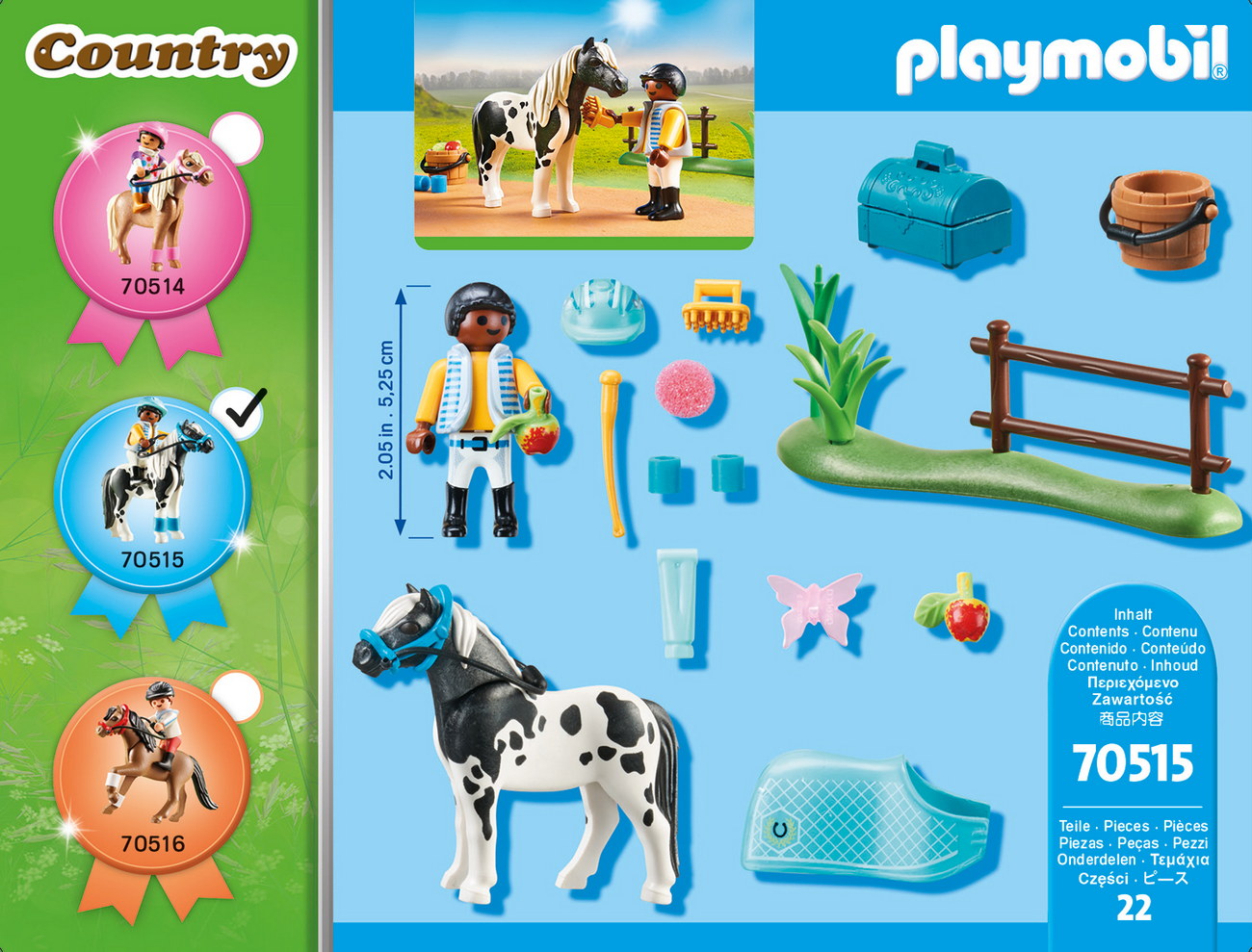 Playmobil 70515 - Sammelpony Lewitzer (Country)
