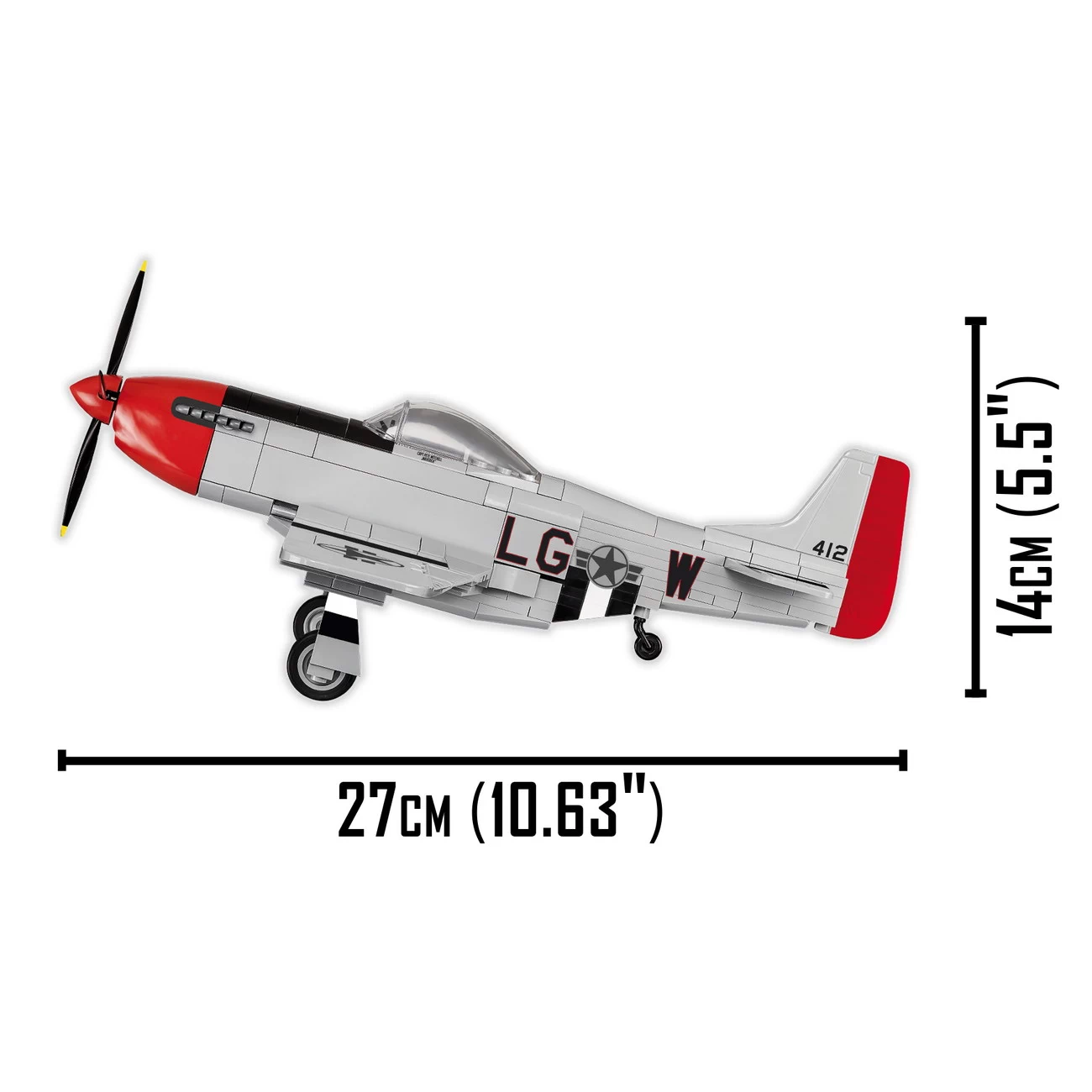 COBI - Mustang P-51D (5806) - Top Gun