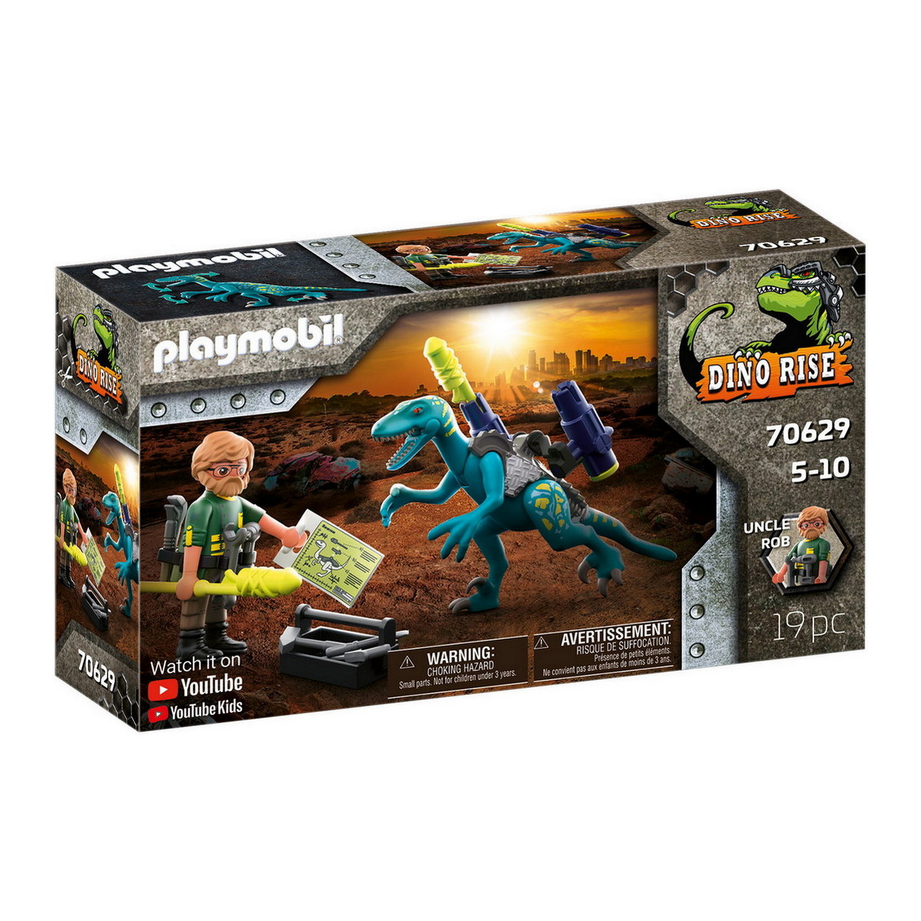 Playmobil 70629 - Uncle Rob: Aufrüstung zum Kampf (Dino Rise)