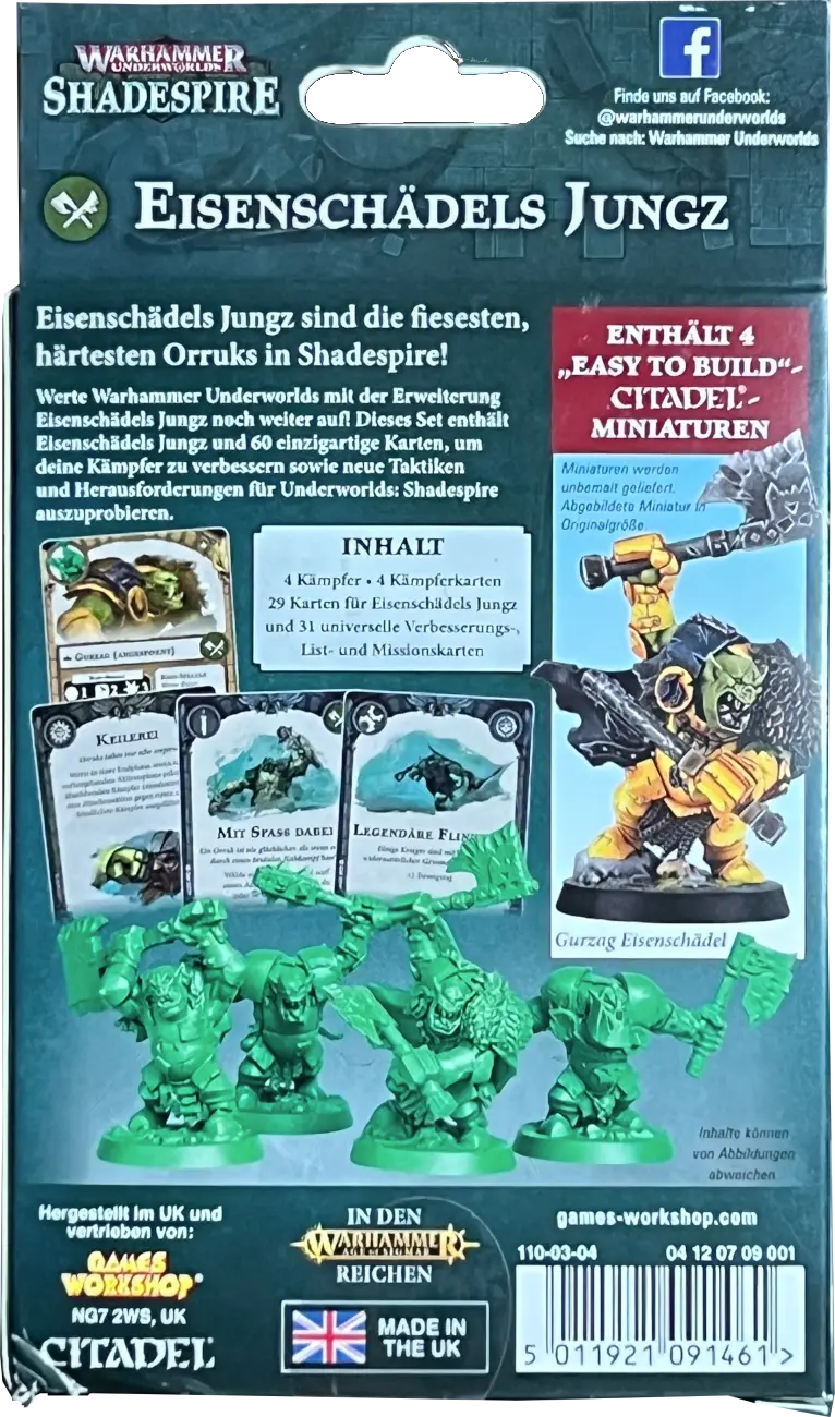 Warhammer Underworlds: Eisenschädels Jungz (110-03-04)