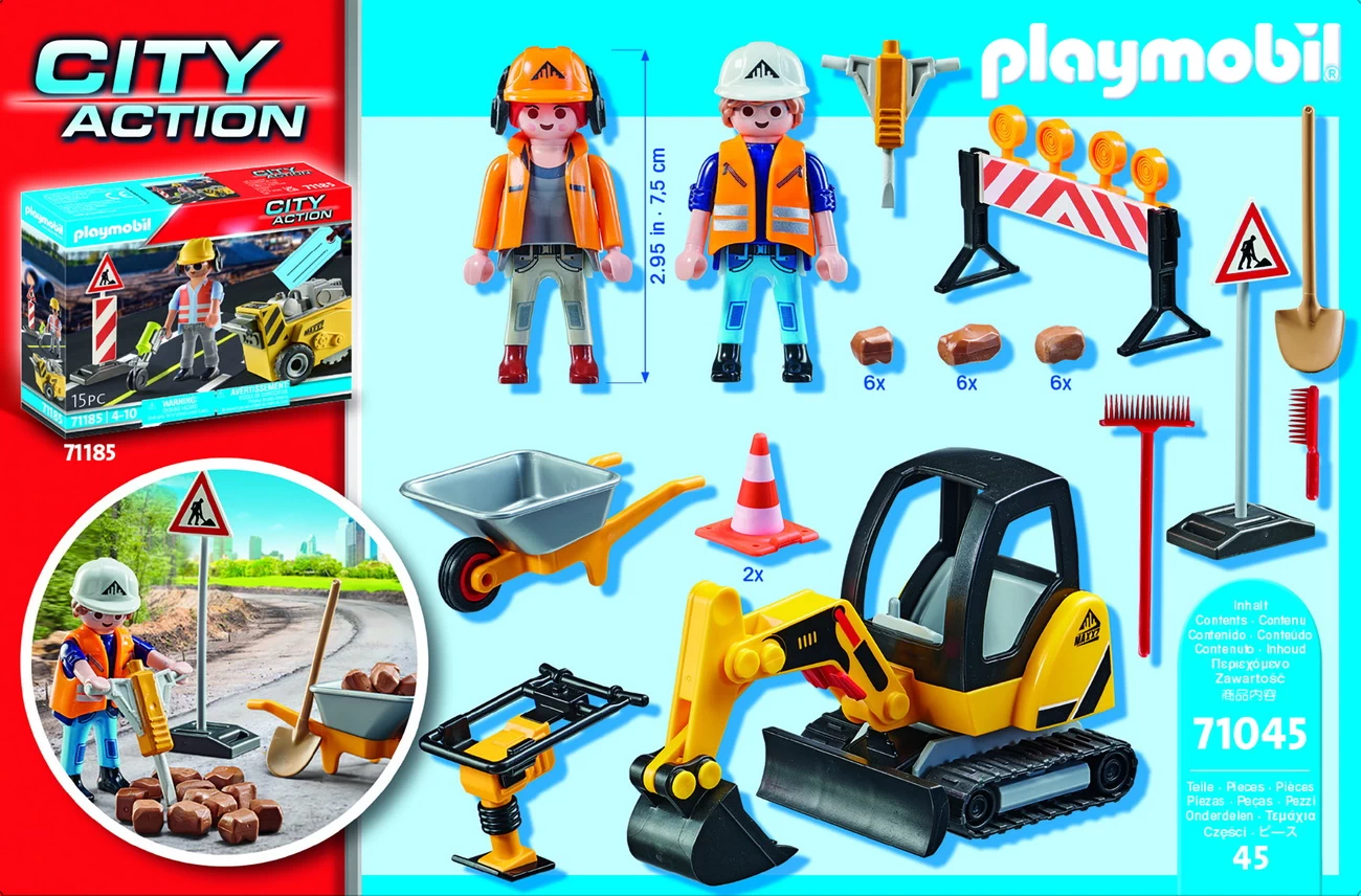 Playmobil 71045 - Straßenbau Promo Pack