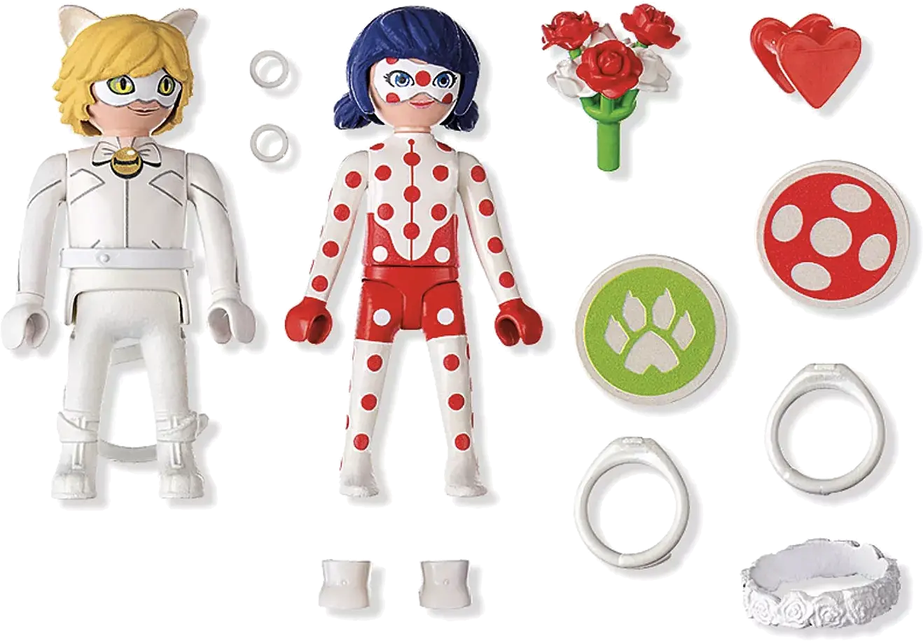Playmobil 71865 - Ladybugs und Cat Noirs Hochzeitstraum - Miraculous