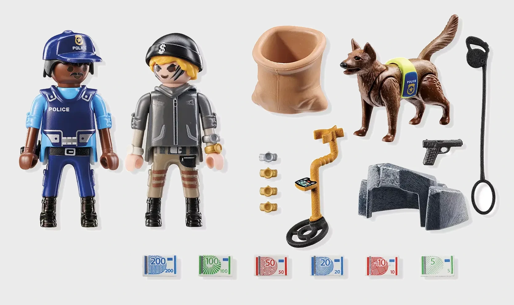 Playmobil 71731 - Spurensuche mit Hund - Action Heroes