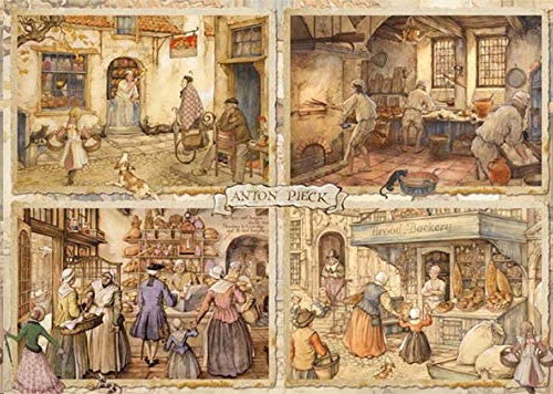 Puzzle - Bäcker 19. Jahrhundert (Anton Pieck) - 1000 Teile - Bakery 19th Century