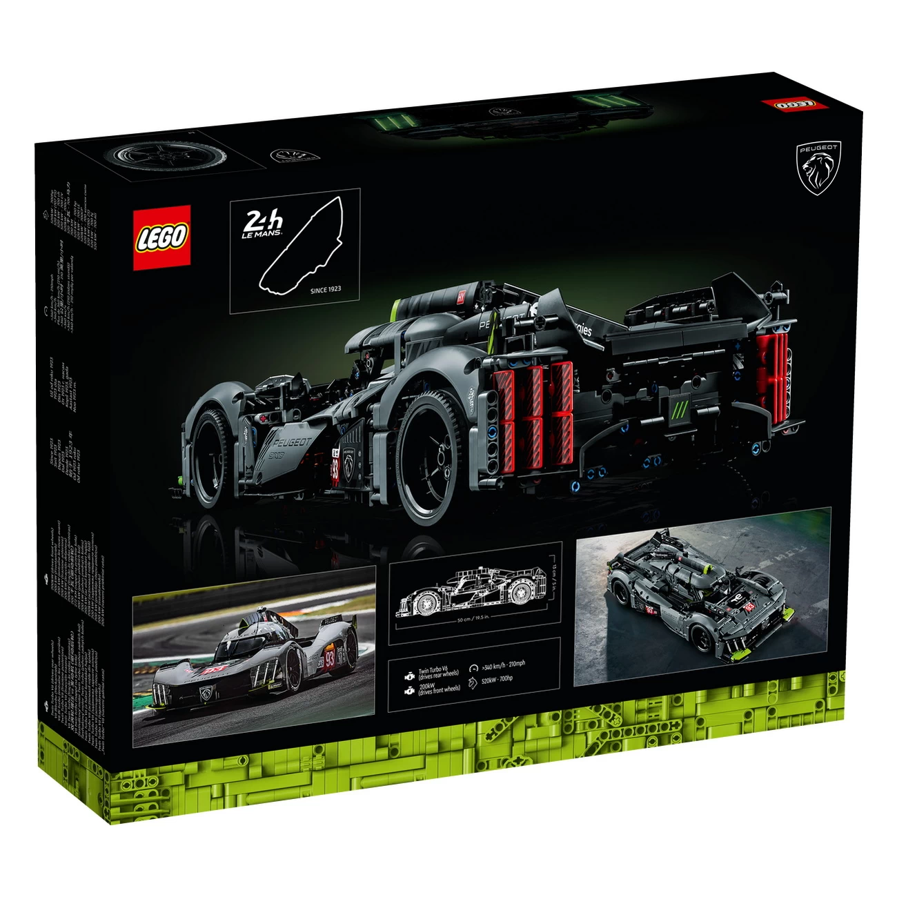 LEGO Technic 42156 - PEUGEOT 9X8 24H Le Mans Hybrid Hypercar