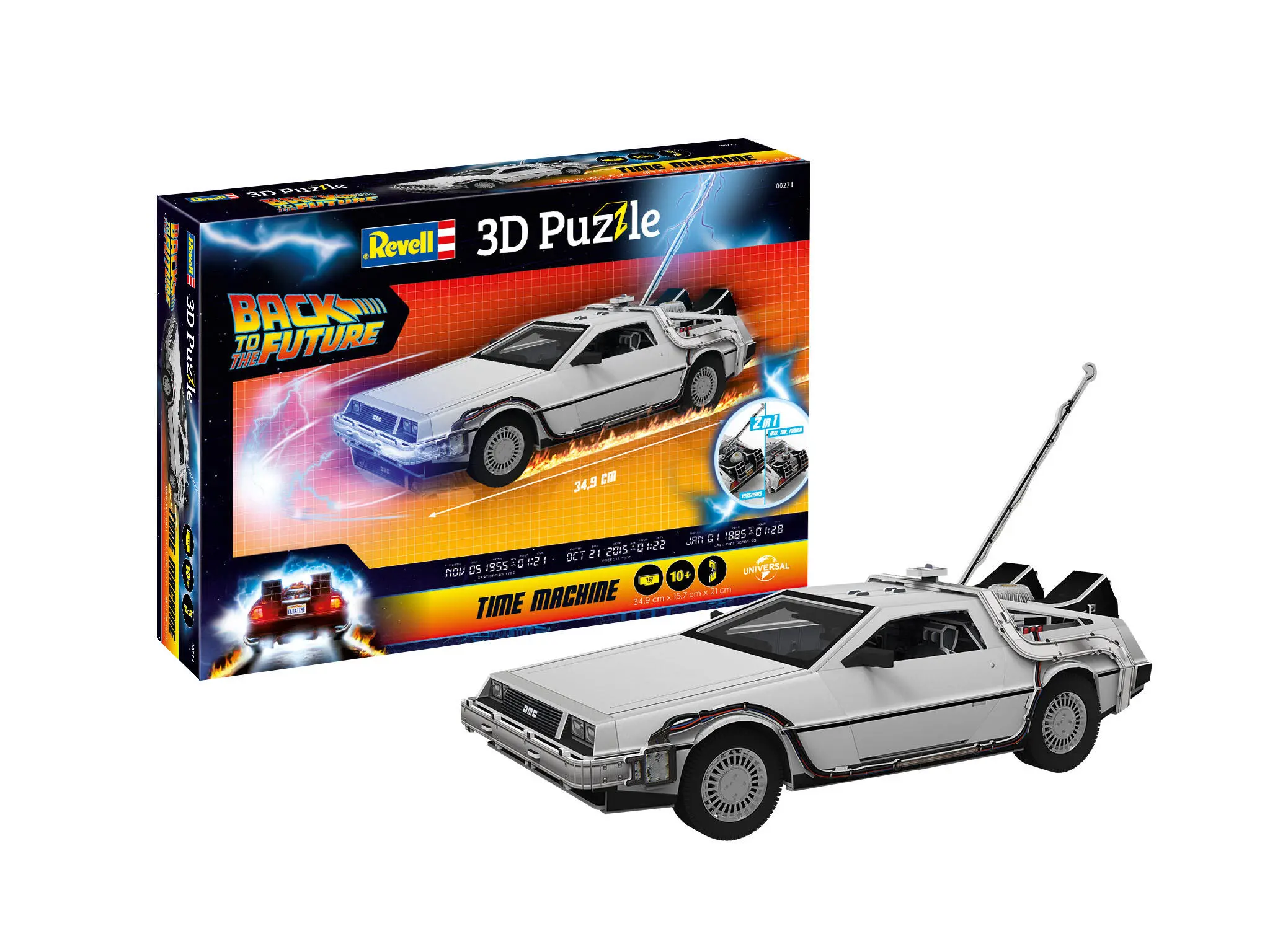 Revell 00221- Time Machine Back to the Future - 3D Puzzle