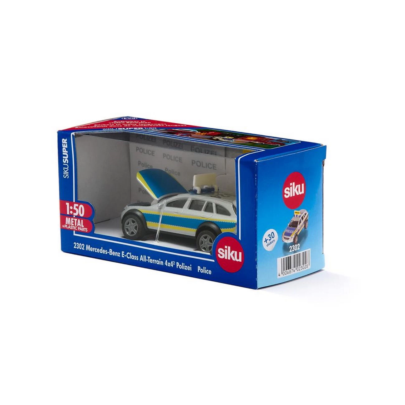 SIKU World 2302 - Mercedes-Benz E-Klasse All Terrain 4x4 Polizei 1:50