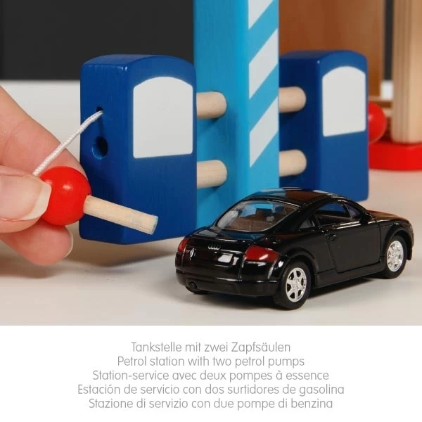Parkhaus aus Holz (goki 53821)