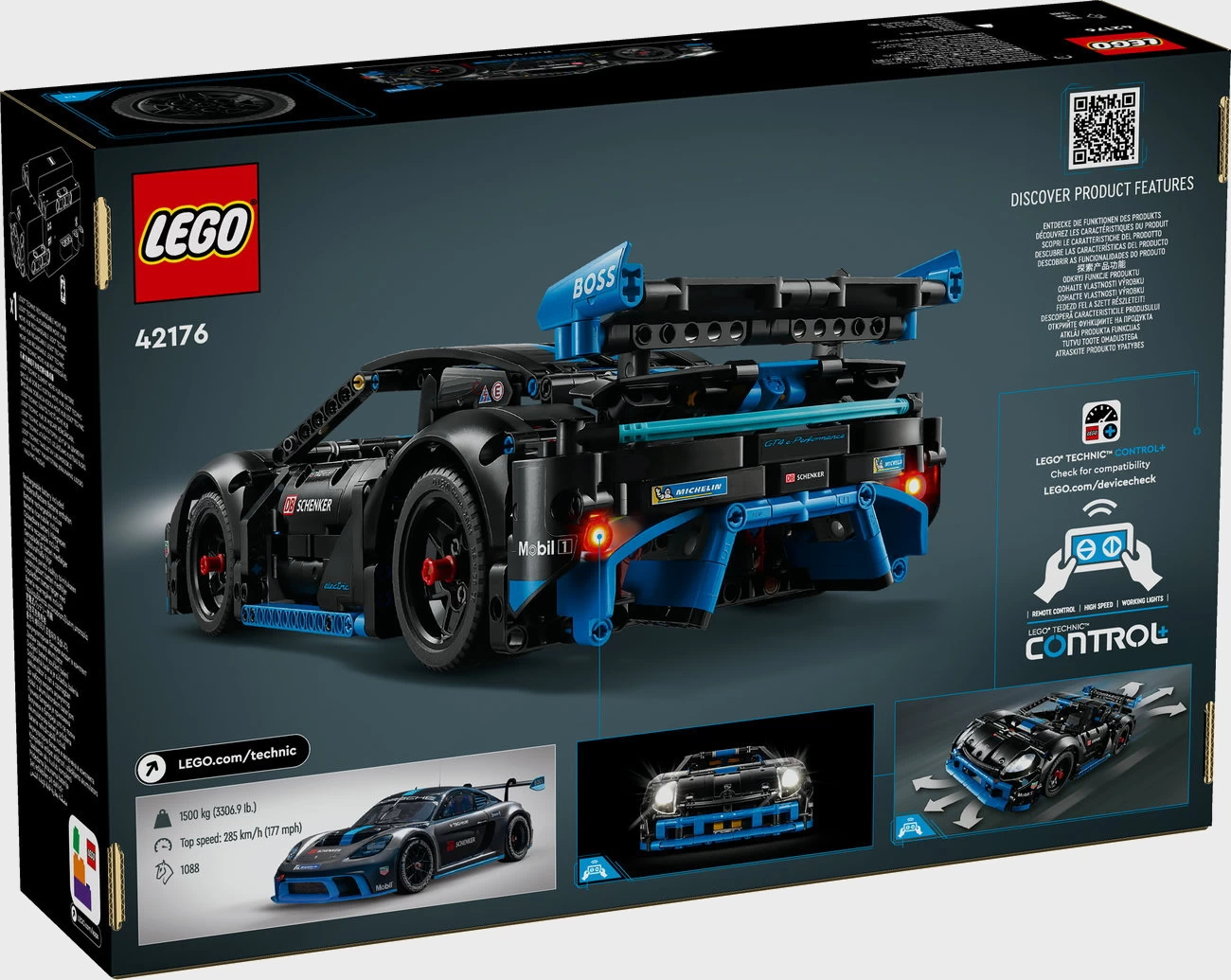 LEGO Technic 42176 - Porsche GT4 e-Performance Rennwagen