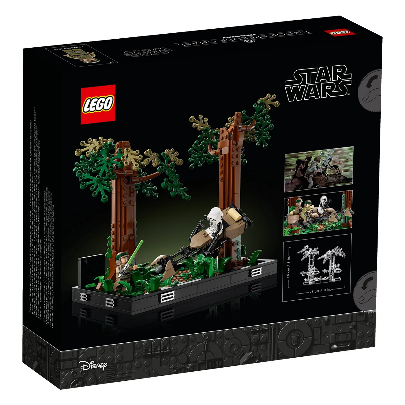 LEGO Star Wars 75353 - Verfolgungsjagd auf Endor - Diorama