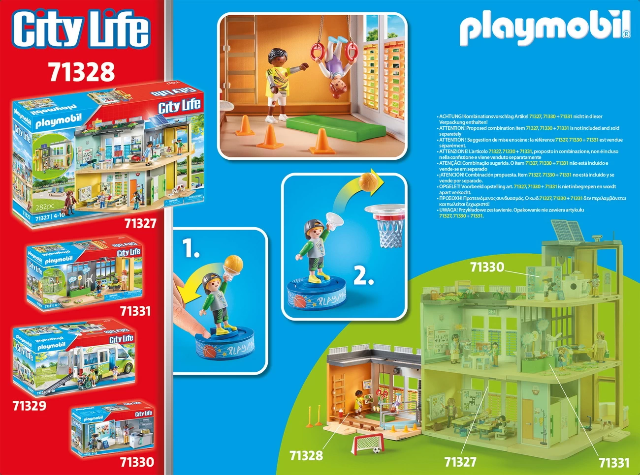 Playmobil 71328 - Anbau Turnhalle - City Life