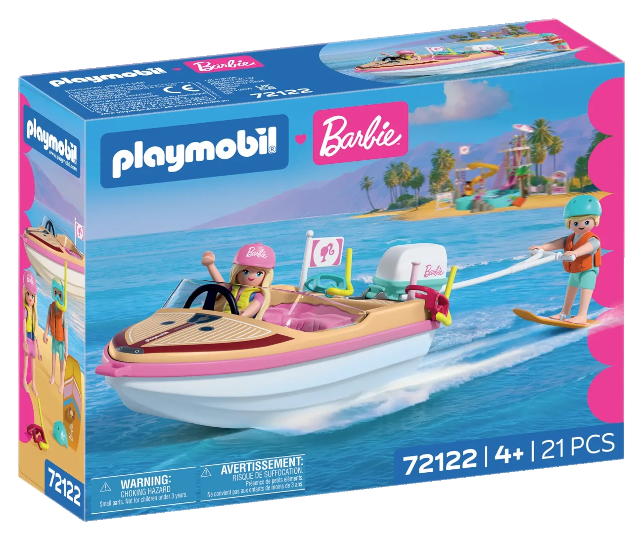 Bild zum Playmobil 72122 - Barbie Abenteuerboot