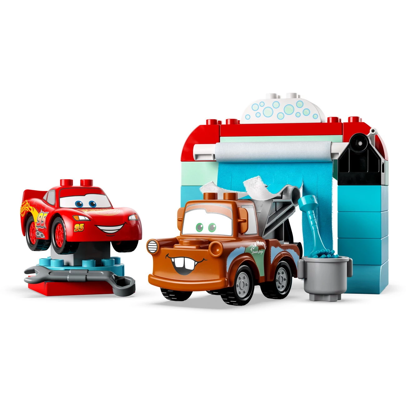 Lightning McQueen und Mater in der Waschanlage (10996)