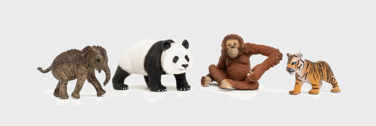 Wild Life Starter-Set Asien - schleich (42736) WILD LIFE