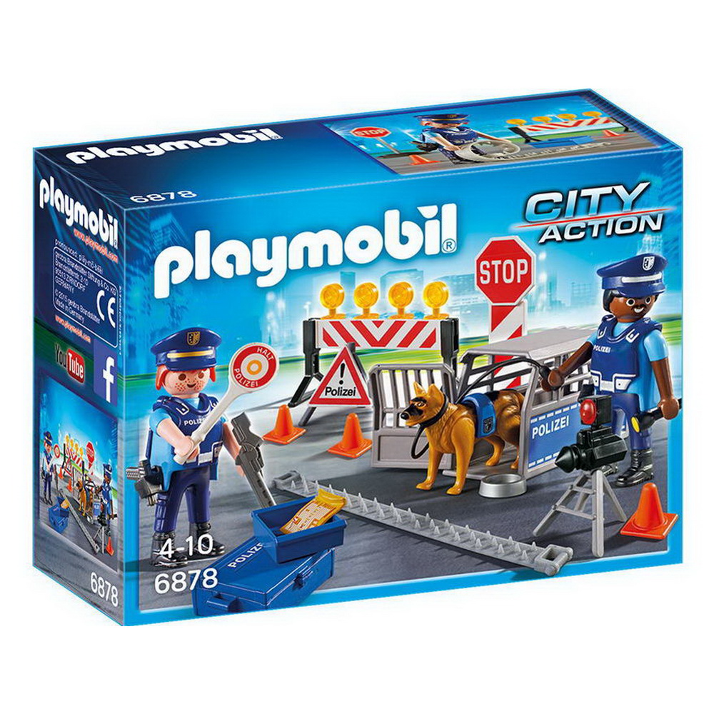 Playmobil 6878 - Polizei-Straßensperre