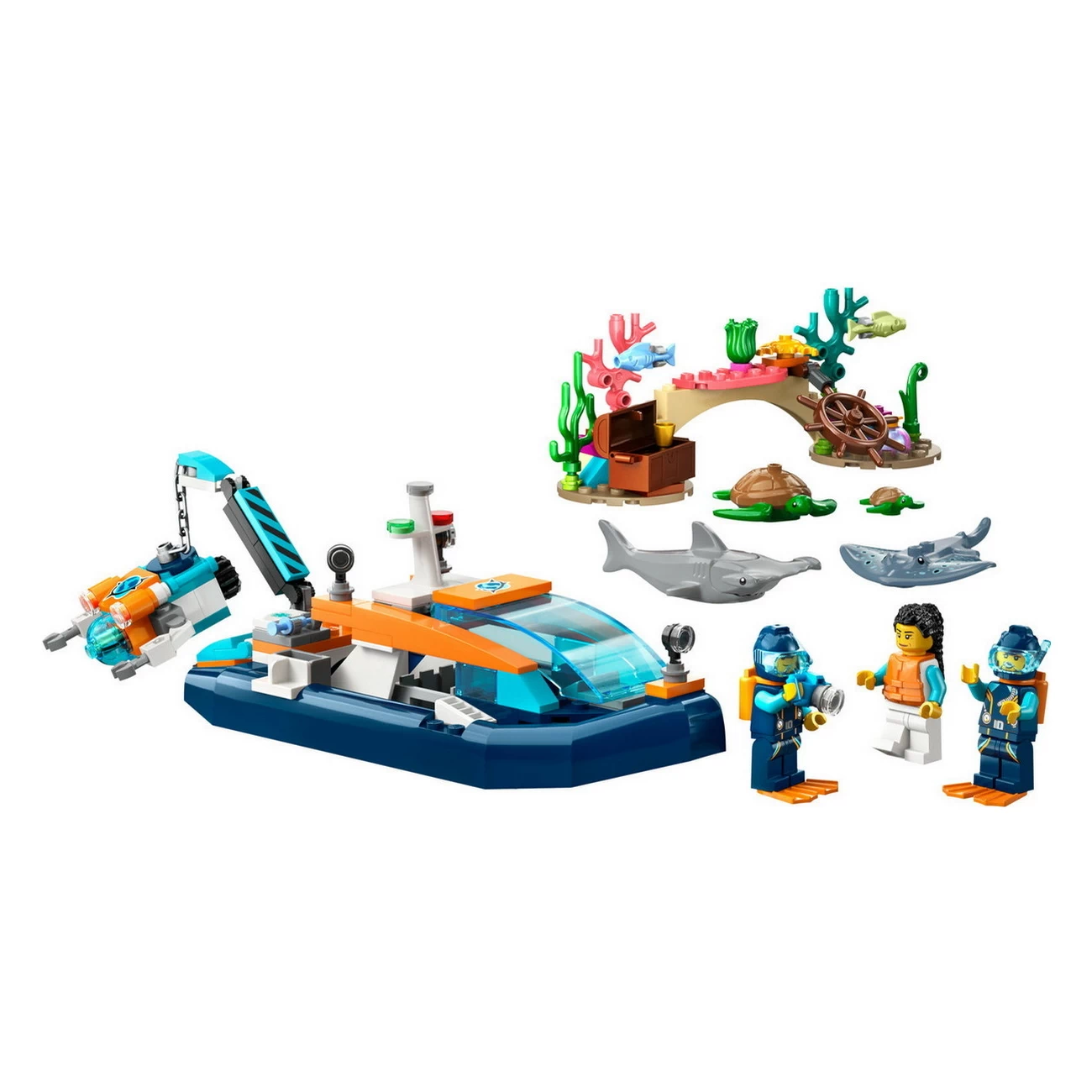 LEGO City 60377 - Meeresforscher-Boot