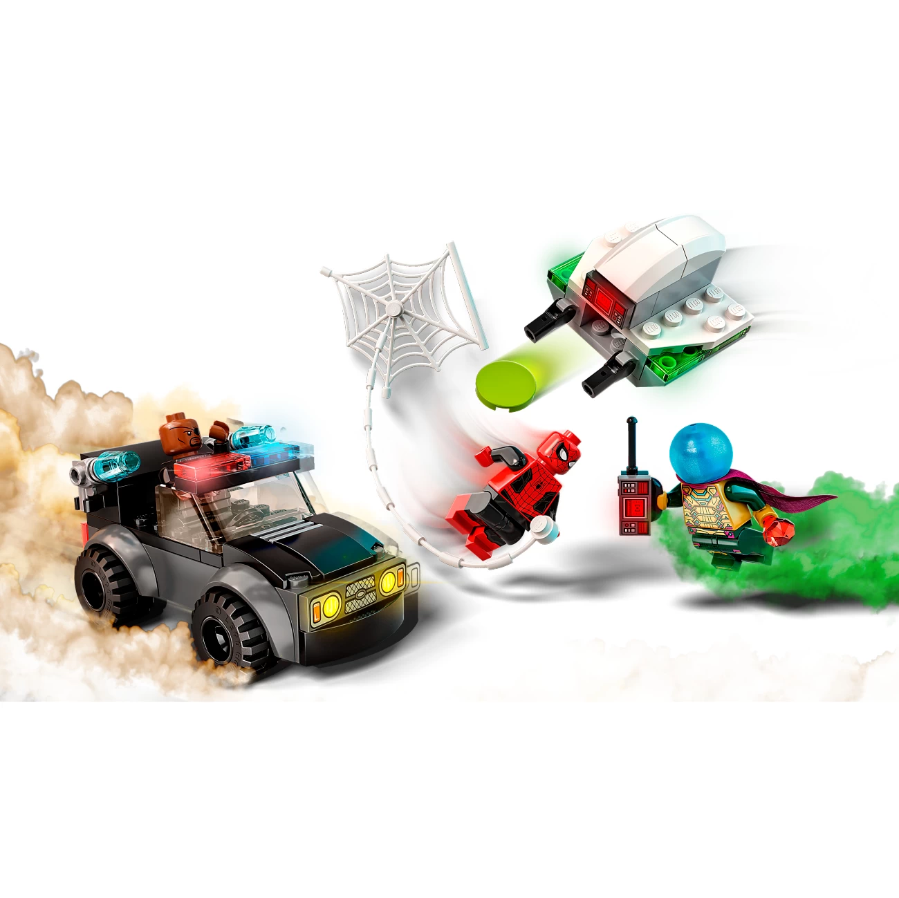 LEGO Marvel Spiderman 76184 - Mysterios Drohnenattacke auf Spider-Man