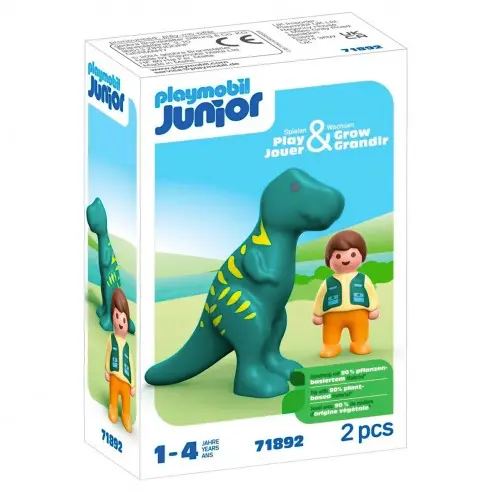 Playmobil 71892 - Forscher mit Dinosaurier - JUNIOR