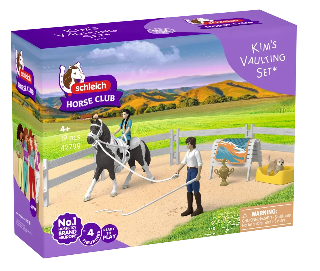 Bild zu Kims Voltigierset - schleich 42799 Spielset Horse Club