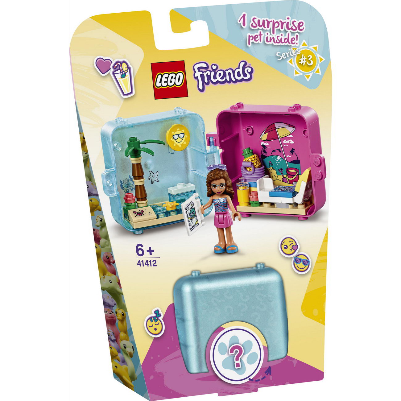 2020-09-LEGO Friends Magische Würfel 41412 - Olivias Sommer Würfel - Strandtag