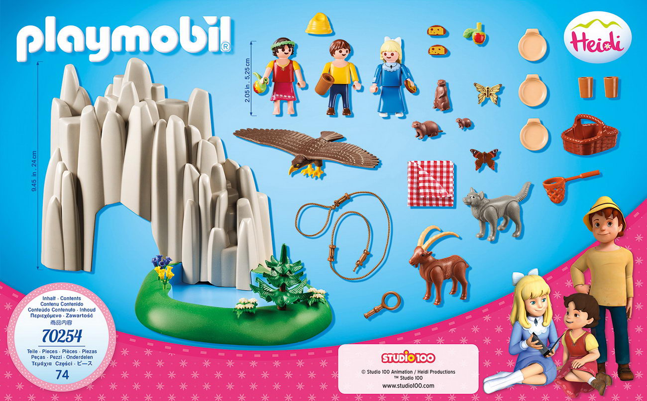 Playmobil 70254 - Am Kristallsee mit Heidi, Peter und Clara - Heidi
