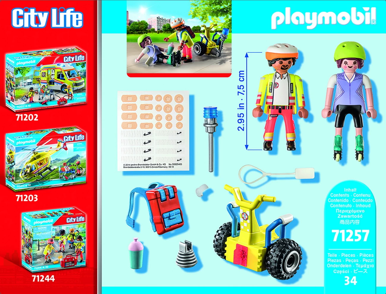 Playmobil 71257 - Starter Pack Rettung mit Balance Racer - City Life