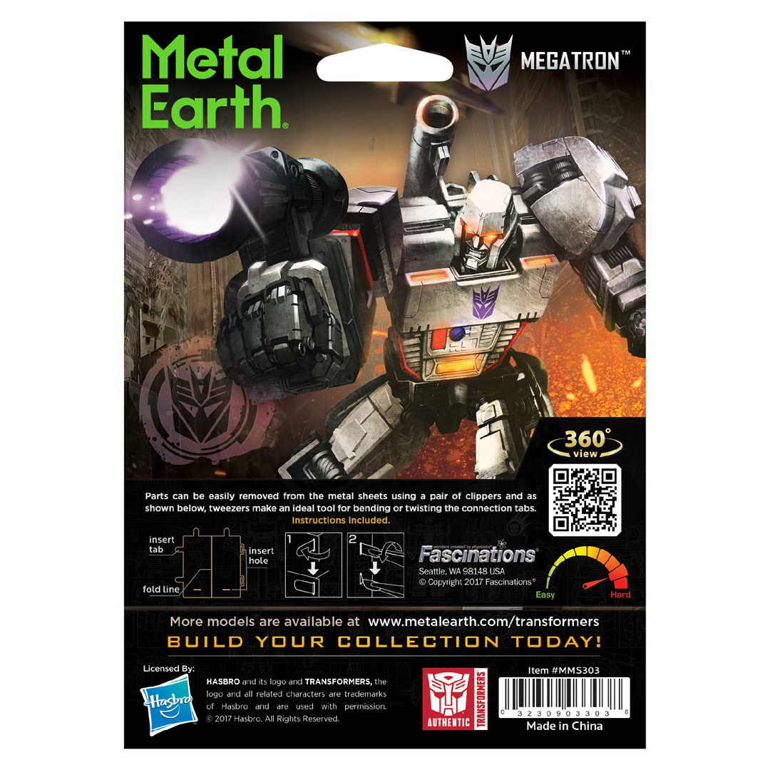 Metal Earth - Megatron - Transformers