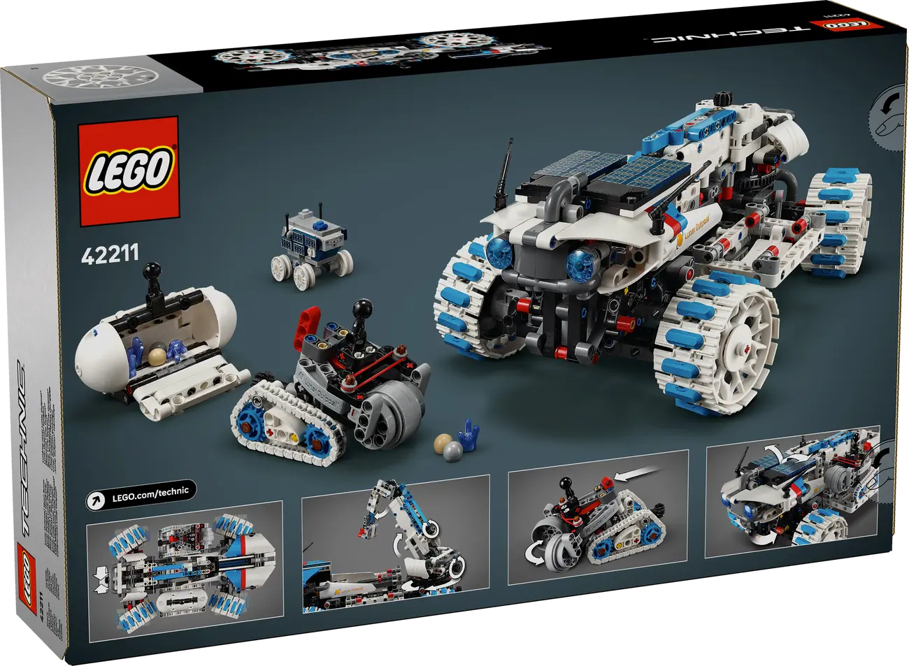 LEGO Technic 42211 - Lunar Outpost Mondrover-Raumfahrzeug