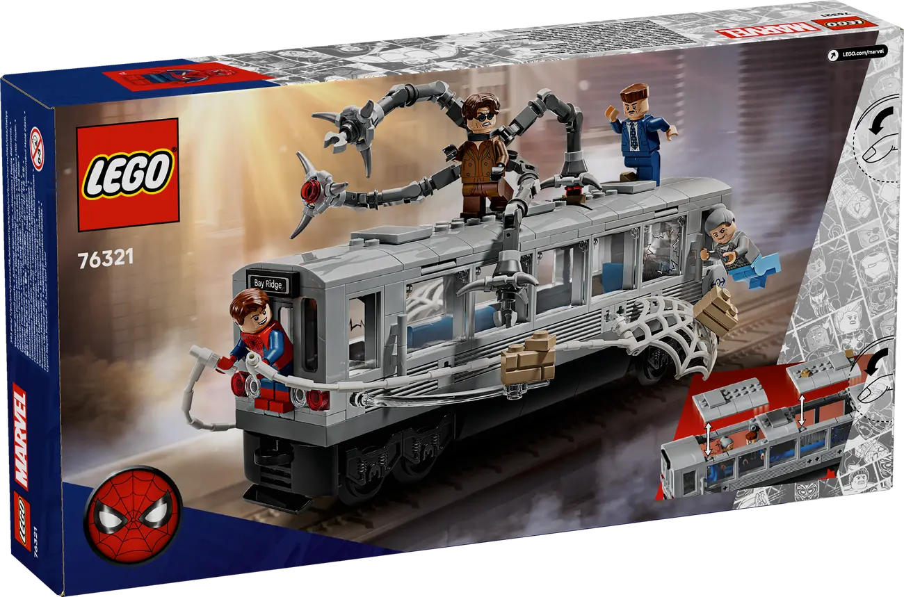 LEGO Marvel 76321 - Spider-Man vs. Doc Ock: Showdown in der U-Bahn