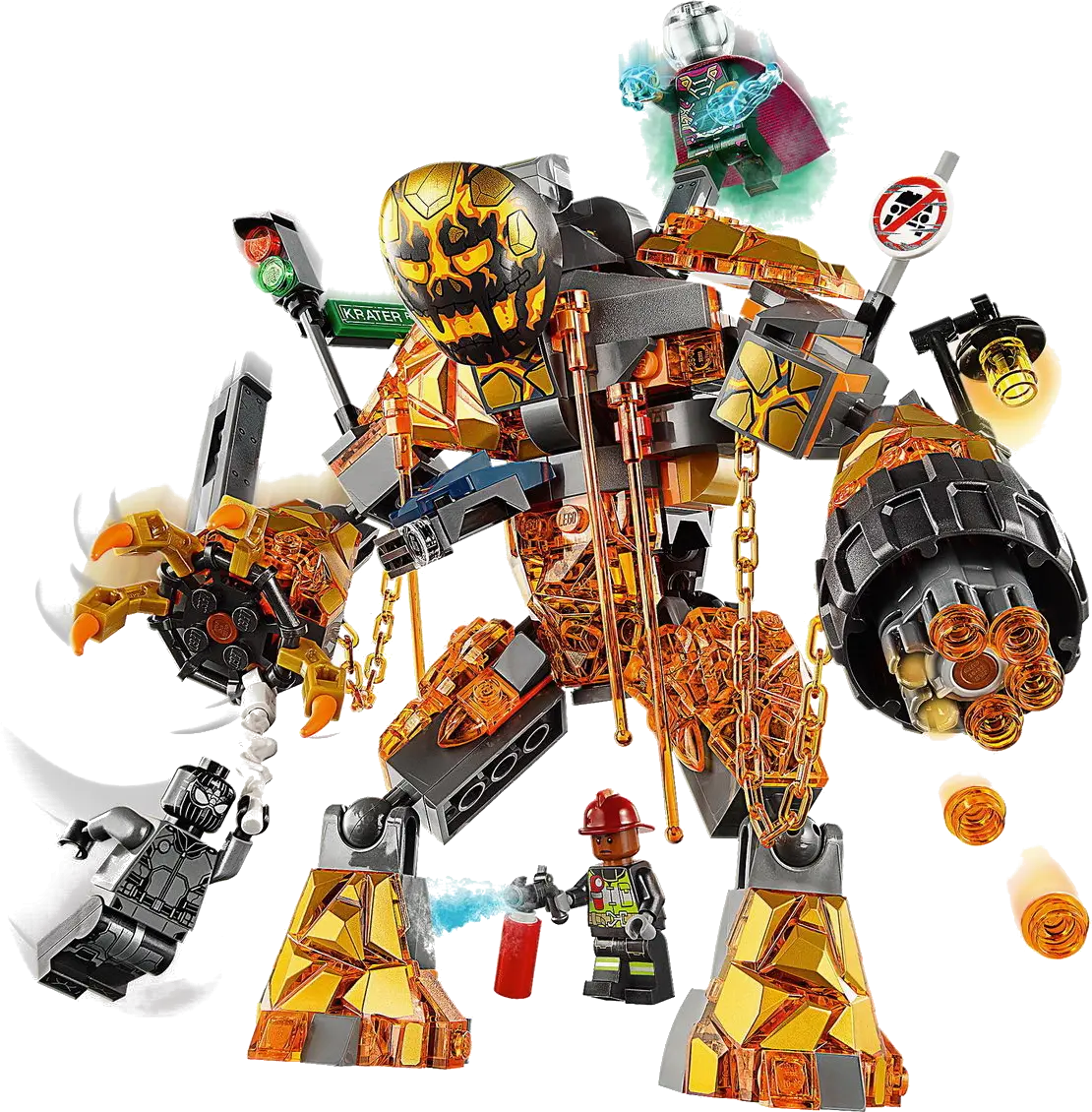 LEGO Marvel Super Heroes (76128) Duell mit Molten Man