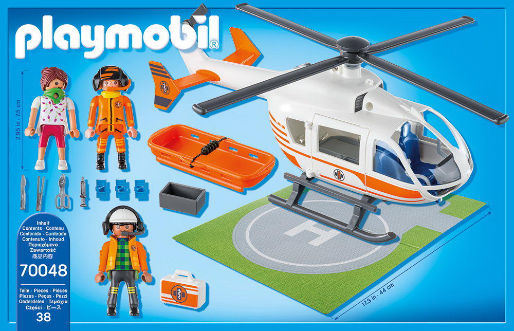 Playmobil 70048 - Rettungshelikopter (City Life)