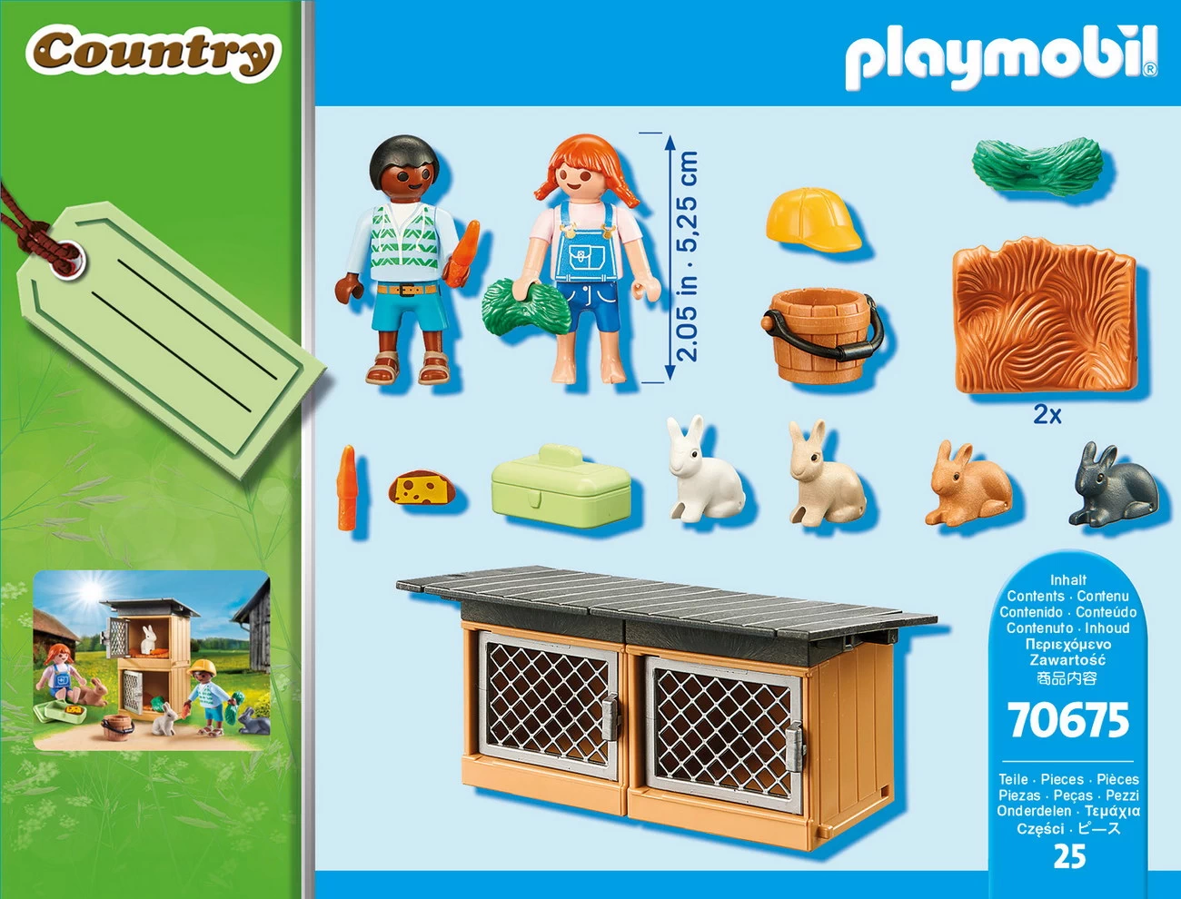 Playmobil 70675 - Geschenkset Kaninchenfütterung - Country