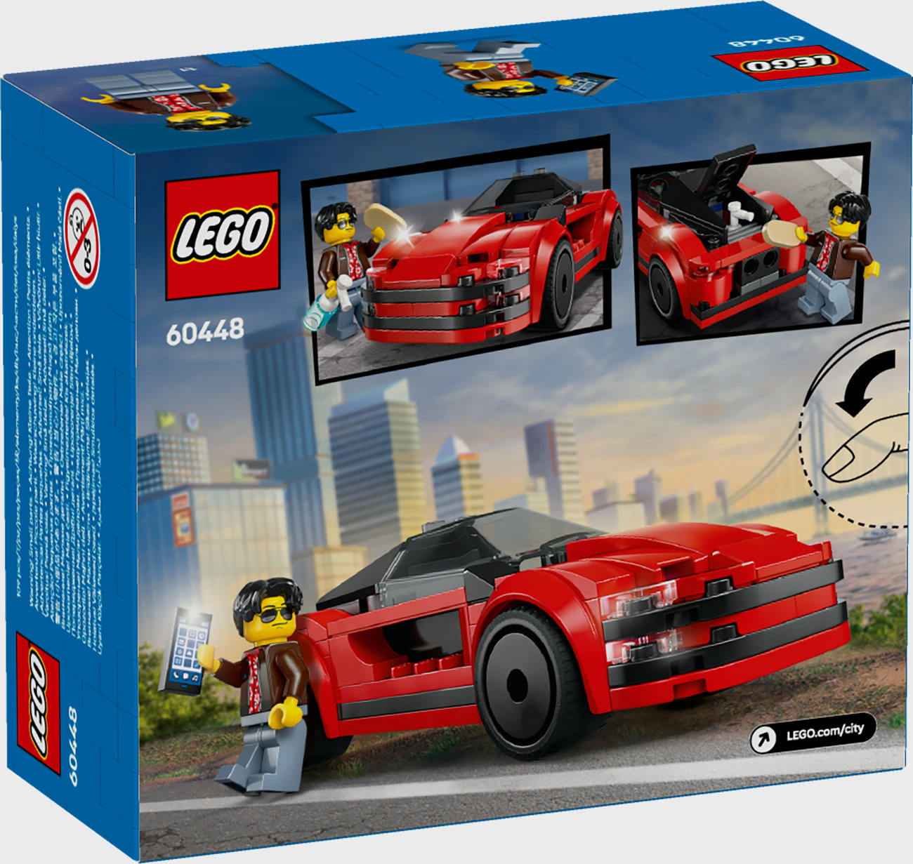 LEGO City 60448 - Roter Sportwagen