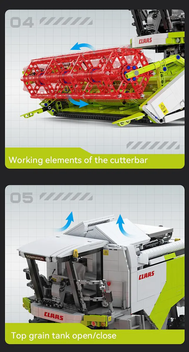 CaDA Claas Dominator 370 Mähdrescher 1:18 - GHz