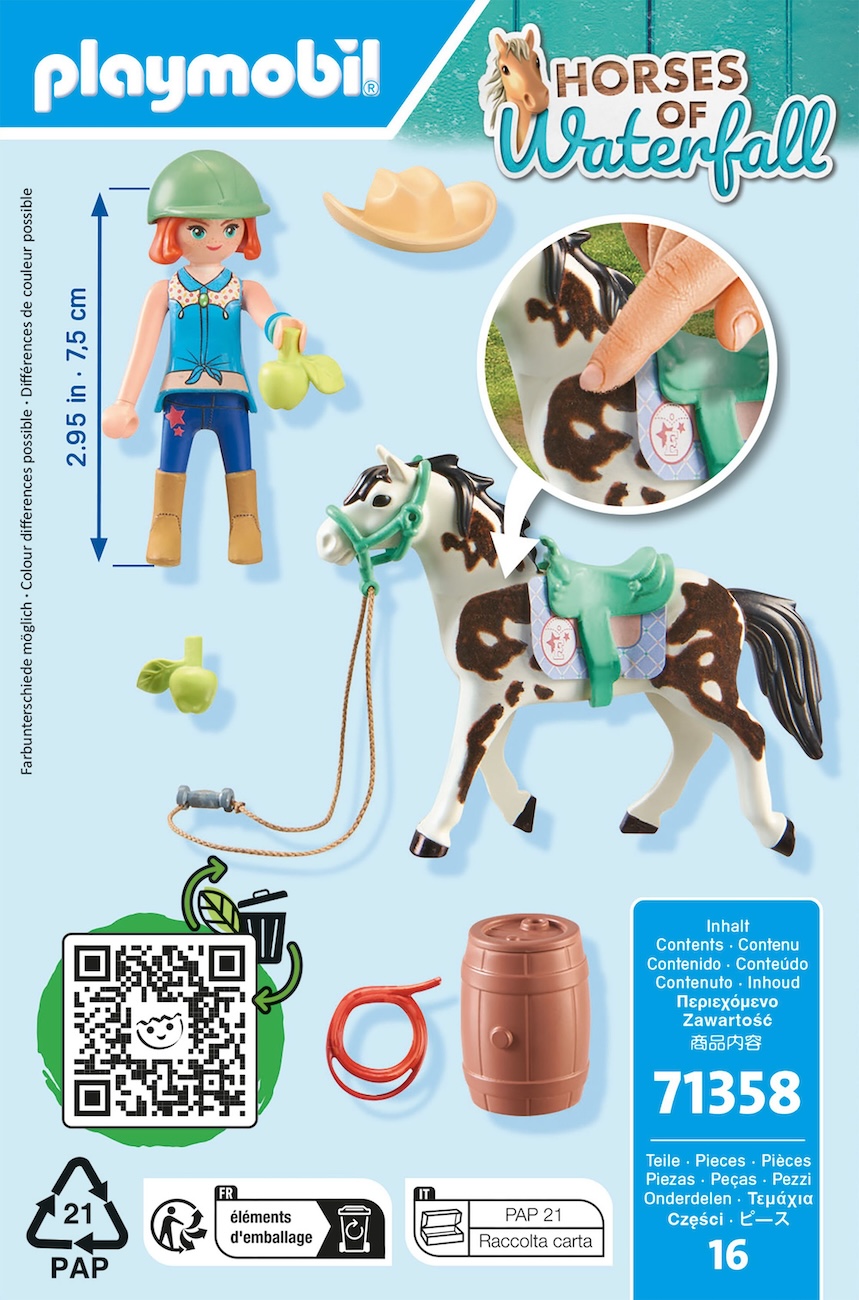 Playmobil 71358 - Ellie & Sawdust mit Westernübung - Horses of Waterfall
