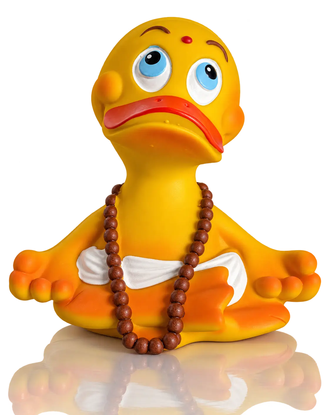 Bade-Ente Yoga Duck aus Naturkautschuk