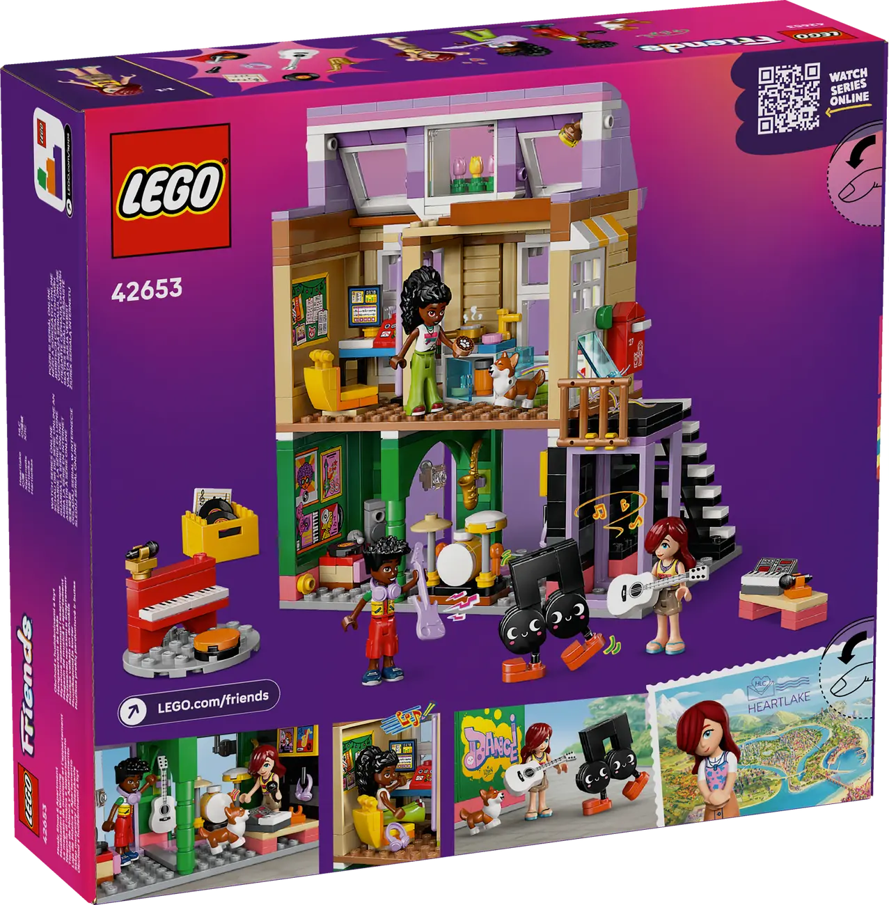 LEGO Friends 42653 - Musikladen & Wohnung