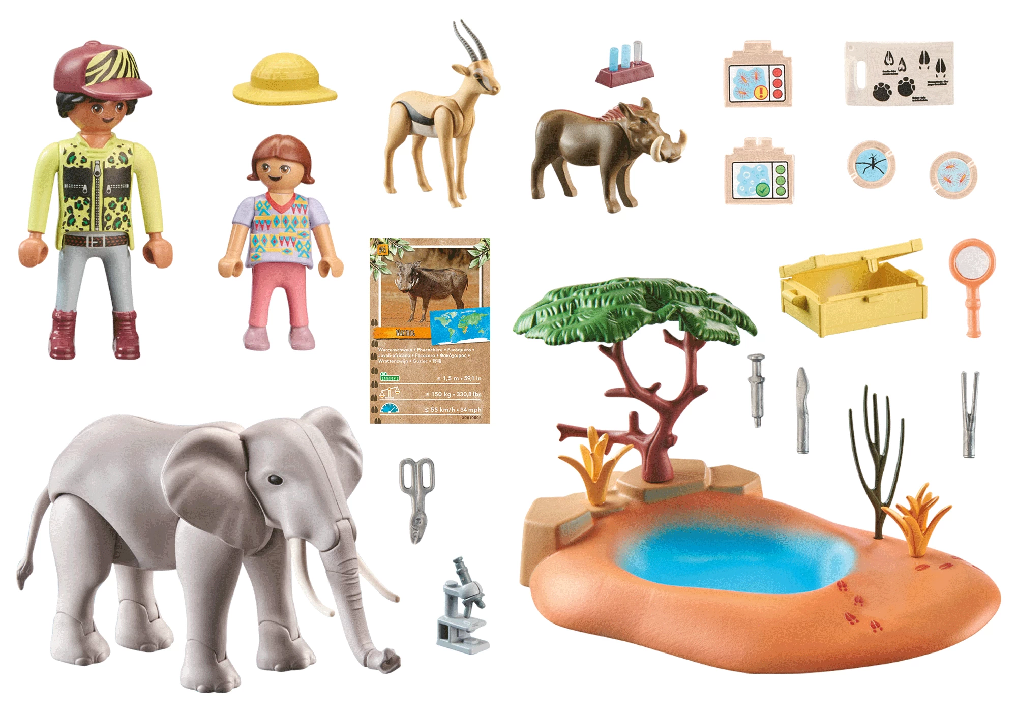 Playmobil 71294 - Spritztour zum Wasserloch - WILTOPIA