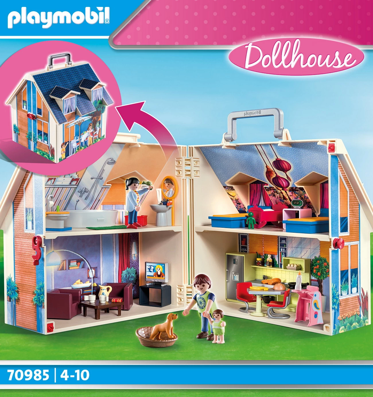 Playmobil 70985 - Mitnehm-Puppenhaus (70985)