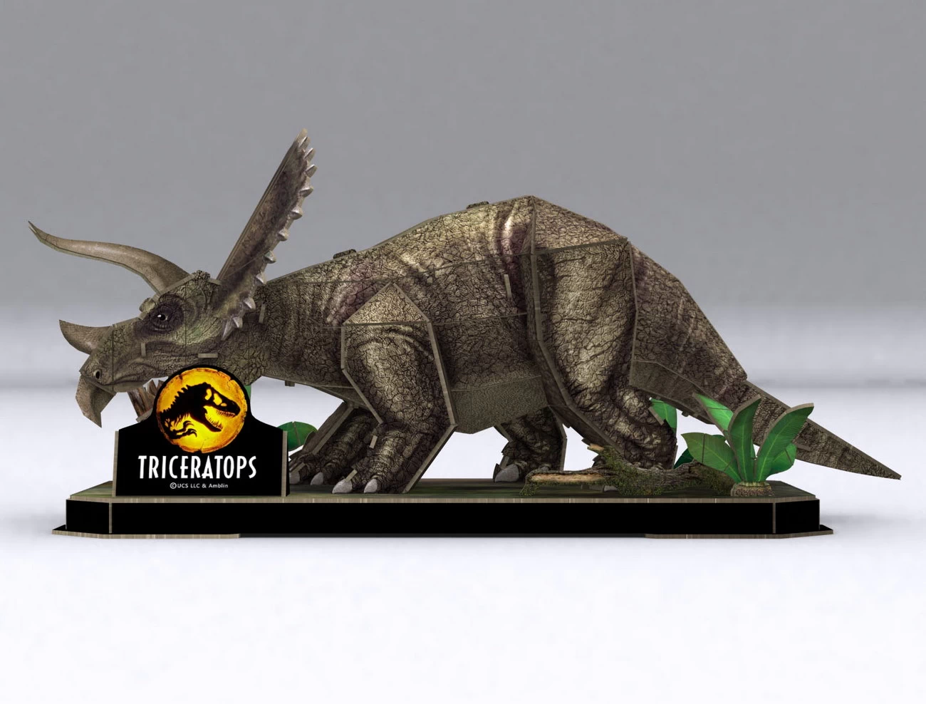 Revell 00242 - Jurassic World Dominion - Triceratops - 3D Puzzle